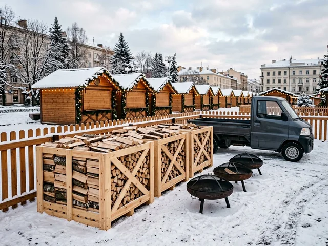 Дрова для ярмарок и городских праздников в Куровском