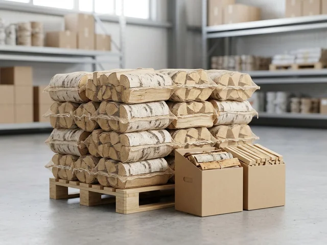 Подготовка дров «под выкладку» для магазинов в Куровском